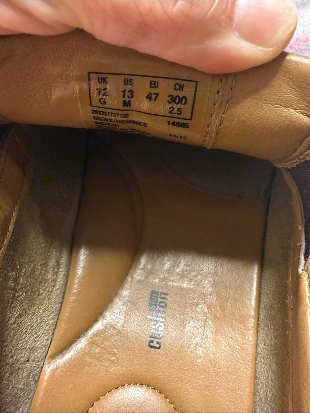 Clarks Northam Racer Slip On Leather‎ Loafer Cognac Men's 13